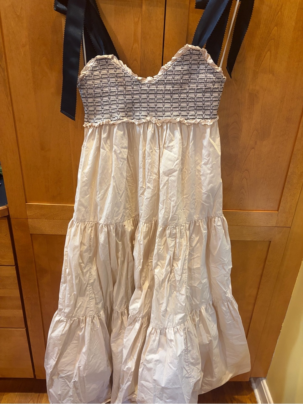 Free People Blue Bell Maxi Dress Size Medium - Picture 12 of 13